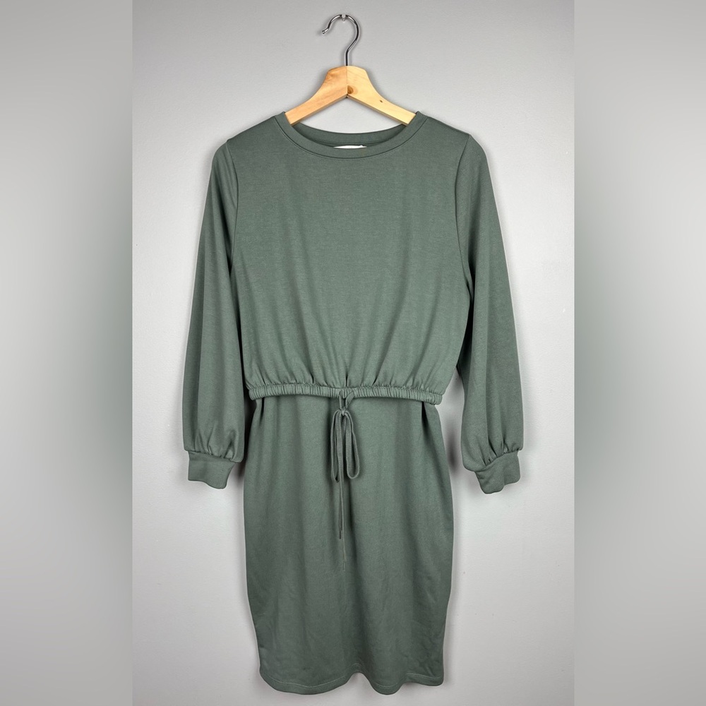 H&M Mama Maternity Long Sleeve Dress with Drawstring Waist